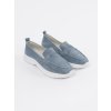 Modré dámske mokasíny na platforme Goodin kod CCC -1- GD-LX1037S.BL (Veľkosť 36)