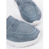 Modré dámske mokasíny na platforme Goodin kod CCC -1- GD-LX1037S.BL (Veľkosť 36)