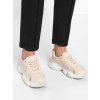 Dámske béžové mokasíny z eko kože a textilu, športový, mestský štýl, PC2811
