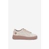 Dámské Kožené Sneakersy Na Platformě Vinceza 88018 Béžové (Veľkosť 36)
