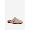 Semišové Dámské papuče S Přezkou Big Star RR274A385 Béžové (Veľkosť 38)