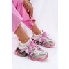 Dámské Kožené Tenisky Na Masivní Podešvi Růžové GOE RR2N4030 (Veľkosť 39)