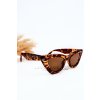Dámske sluneční brýle cat's eye v100045 hnede / OK.V100045 MARMUR (Veľkosť Uni)