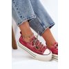 Dámské Tenisky Na Platformě Červené GOE RR2N4104 (Veľkosť 36)