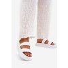 Pěnové Lehké Dámské Sandały Na Platformě S.Barski ZK51-001 Bílé (Veľkosť 36)