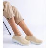 Dámske hnedé tenisky kód GM 822 BEIGE