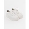 Biele dámske tenisky na platforme Sergio leone kod CCC -1- SP-100W (Veľkosť 37)