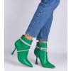 Dámske členkové topánky zelené kód W2A-AX4001-1 - GM W2A-AX4001-1 GREEN 38 - GM (Veľkosť 38)