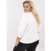 Dámska blúzka plus size okrová RV-BZ-A405.03 (Farba Okrová, Veľkosť ONE SIZE)