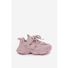Detské tenisky na platforme ružové hanomess / G1810P PINK (Veľkosť 32)