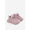 Detské tenisky na platforme ružové hanomess / G1810P PINK (Veľkosť 32)