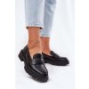 Klasické Dámské Mokasíny Z Eko Kůže Černé Enticca (Veľkosť 40)
