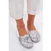 Kožené Baletky Se Vzorem Maciejka T1930-38 Bílé (Veľkosť 37)