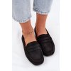 Dámske semišové mokasíny big star rr274948 čierne / (Veľkosť 36)