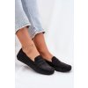 Dámske semišové mokasíny big star rr274948 čierne / (Veľkosť 36)
