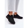 Materiálové slip-on dámské sportovní boty černé Astusa (Veľkosť 36)