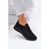 Materiálové slip-on dámské sportovní boty černé Astusa (Veľkosť 36)