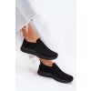 Materiálové slip-on dámské sportovní boty černé Astusa (Veľkosť 36)