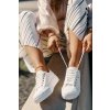 Dámské Tenisky S Krajkou Lee Cooper LCW-25-31-3438L Bílé (Veľkosť 39)