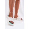 Pěnové Dámské papuče Big Star RR274A586 Bílé (Veľkosť 36)