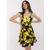 Dámske čierno-žlte šaty letne kód produktu MI-SK-22099.76