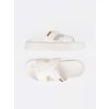 Biele dámske šľapky na platforme Seastar kod CCC -1- CK326P-W (Veľkosť 36)