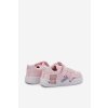 Dětské tenisky na suchý zip s medvídkem růžové Callexia (Veľkosť 26)