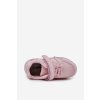 Dětské tenisky na suchý zip s medvídkem růžové Callexia (Veľkosť 26)