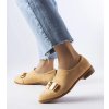 Dámske poltopánky hnedé kód GD-XR-122B - GM GD-XR-122B Béžové 38 - GM (Veľkosť 38)