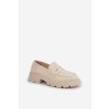 Dámské mokasíny z eko kůže světle béžové Sendall (Veľkosť 39)