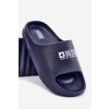 Pánské Penové papuče s logem big star rr174a014 tmavo modré / (Veľkosť 40)