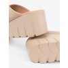 Béžové dámske šľapky na platforme Seastar kod CCC -1- QT112P-KH (Veľkosť 38)