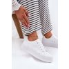 Eko kožené tenisky dámské na platformě Big Star RR274298 bílé (Veľkosť 39)