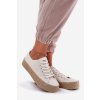 Dámské Tenisky Na Platformě S Pletením Lee Cooper LCW-25-02-3284 Světle Béžové (Veľkosť 39)