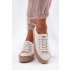 Dámské Tenisky Na Platformě S Pletením Lee Cooper LCW-25-02-3284 Světle Béžové (Veľkosť 39)