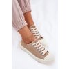 Dámske z textiluní tenisky big star rr274795 béžove / (Veľkosť 37)