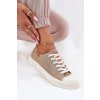 Dámske z textiluní tenisky big star rr274795 béžove / (Veľkosť 37)