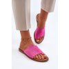 Dámské semišové žabky fuchsie Amite (Veľkosť 36)