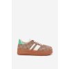 Nízké Sneakersy Na Platformě Khaki Ovivene (Veľkosť 36)