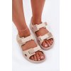 Dámske Penové Sandále na platforme big star rr274a515 béžove / (Veľkosť 36)