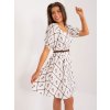 Dámske bielo-béžove šaty letne kód produktu LK-SK-509406.31