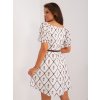Dámske bielo-béžove šaty letne kód produktu LK-SK-509406.31
