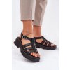 Dámske Sandále vůňové zaxy rr285117 čierne / (Veľkosť 35.5)