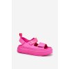 Dámske Sandále na platforme s popruhy fuchsie nitepira / 100-430 FUSHIA (Veľkosť 36)