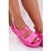 Dámske Sandále na platforme s popruhy fuchsie nitepira / 100-430 FUSHIA (Veľkosť 36)