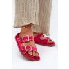 Dámske papuče s prackami a dekorativním obšitím fuchsie visley / G474 FUCHSIA (Veľkosť 36)