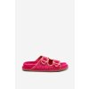 Dámske papuče s prackami a dekorativním obšitím fuchsie visley / G474 FUCHSIA (Veľkosť 36)