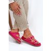Dámske papuče s prackami a dekorativním obšitím fuchsie visley / G474 FUCHSIA (Veľkosť 36)