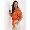 Dámske Košeľa farba Pomarančová kód DHJ-KS-8595-1.66 (Farba Pomarančová, Veľkosť ONE SIZE)