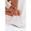 Dámske tenisky na platforme big star rr274743 biele / (Veľkosť 36)